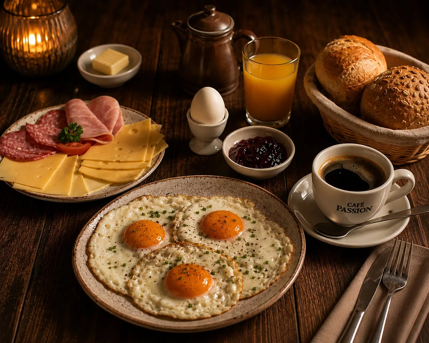 Kontinentales Frühstück